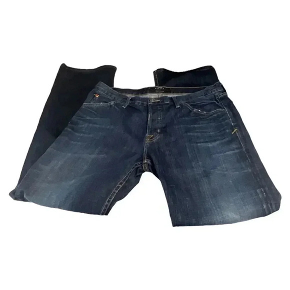 Hudson Men's Dark Wash Blue Jeans Size 36 - Picture 7 of 9